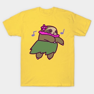 Cute Hula Sloth T-Shirt